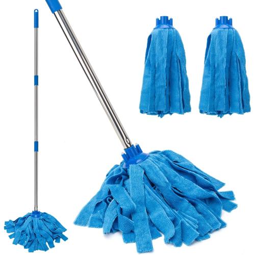 KeFanta Mop, Microfiber Cloth Mops for Floor Cleaning, 49 Long Handle