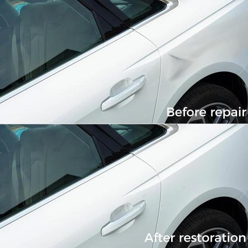 Dent Repair Tools 6 Pieces of Dent Removal Rods with Awl Head Paintless Dent Removal Kit Car Auto Body Dent Removal of Hail Dents and Door Ding (6 PCS Rod 21 PCS Pen)
