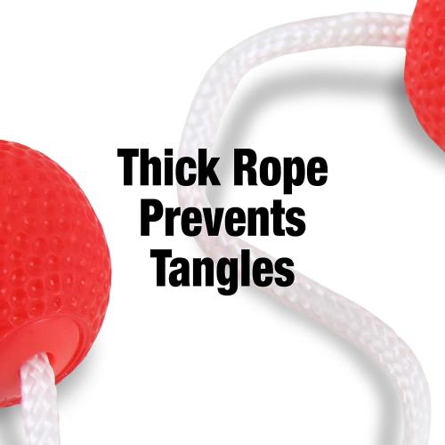 GoSports Ladder Toss Bolo Replacement Set - Kid Safe Soft Rubber or Hard Golf Balls