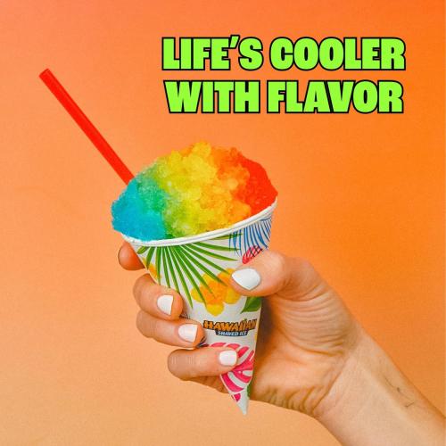 Hawaiian Shaved Ice HomePro Shaved Ice and Snow Cone Machine Kit, 6-16oz. Syrup Flavors Cherry, Grape, Blue Raspberry, Tiger’s Blood, Lemon-Lime, Pina Colada, 50 spoon straws, 6 black pour spouts
