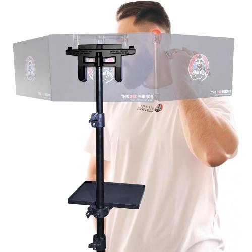 LIPFISBARBERSHOP.COM Tripod Adapter for Standard Size 360° Mirror – Compatible with Adjustable Tripods for Stable, Precise Positioning | Fits standard-size 360° trifold mirrors - Tripod   Adapter   Tray included - Adjustable height till 6.6for haircuts, fade
