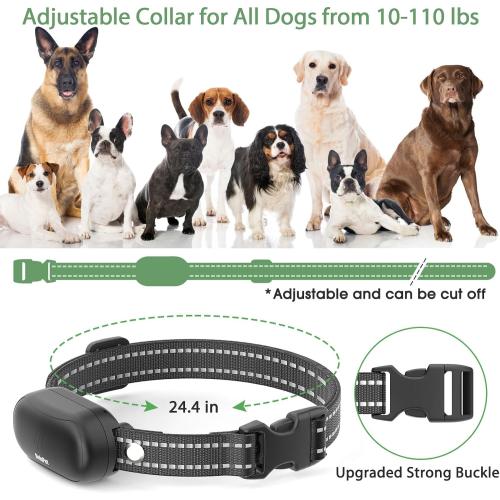 Dog Shock Collar, Electric Dog Training Collar with Remote & 4-Channels