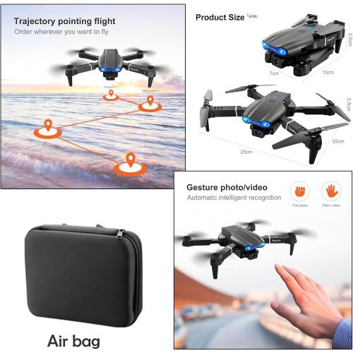 FPV Drone with 1080P Dual HD Cameras Upgraded Version RC Quadcopter for Adults, Beginner WiFi RC Drone Live Video