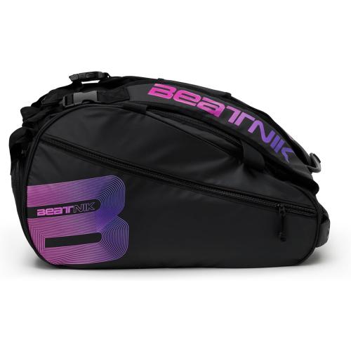 Color Black and Purple BEATNIK Pickleball Bag Pro Tour – Premium Pickleball Duffel Bag with Large Capacity, Ventilated Shoe Compartment, Durable & Water-Resistant for Travel and Tournaments