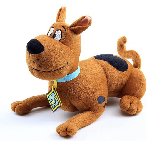 ZJYJING Plush Dog Toy, Cute Cartoon Dog Stuffed Pillow Toy for Adults & Children, Brown (11.8)