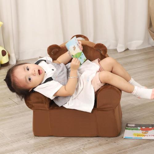 Cuddly Toddler First Chair, Premium Character Chair, Brown, 18 Month up to 3 Years