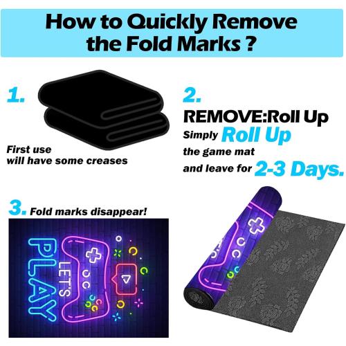 Gamer Rug for Game Room 3'x5' Non-Slip 3D Cool Printed Gaming Rugs for Bedroom and Living Room Decor