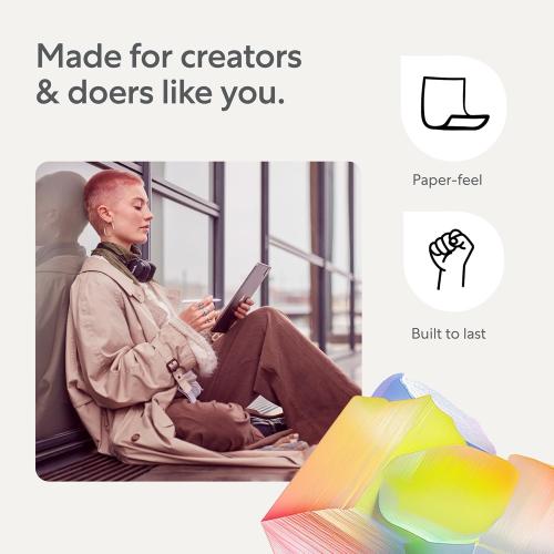 Paperlike® 2.1 Screen Protector (2x) for iPad Pro 11 inch (4th / 3rd / 2nd generation) & iPad Air (5th / 4th generation) for an authentic paper feel