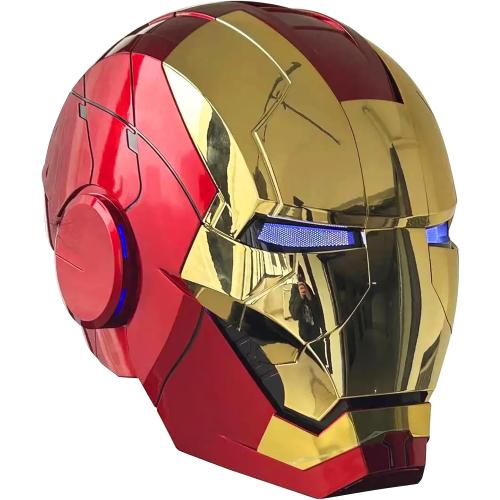 Iron MK5 Helmet Voice Control Cosplay Wearable Cosplay Electronic Open/Close LED Eyes 1:1 Mask Model
