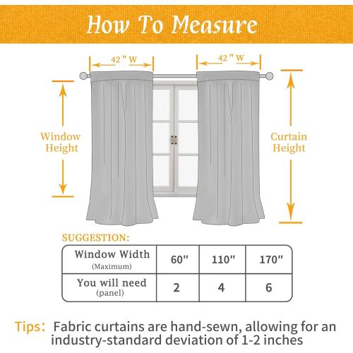 LAMIT Cafe Linen Curtains 36 Inch Length for Small Windows, Rod Pocket Light Filtering Drapes Boho Privacy Window Panels for Kitchen/Bathroom, 2 Panels, 42 x 36 Inch, Terracotta