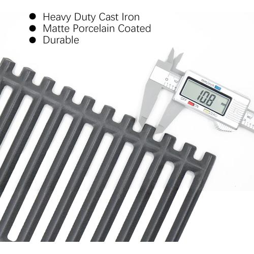 Grill Replacement Parts for Charbroil Performance 4 Burner 463242716,466242715,463242715,466242815,G533-0009-W1,G541-0016-W2 Cast Iron Tru Infrared Grill Grates,17x 9 1/2, 3-Pack