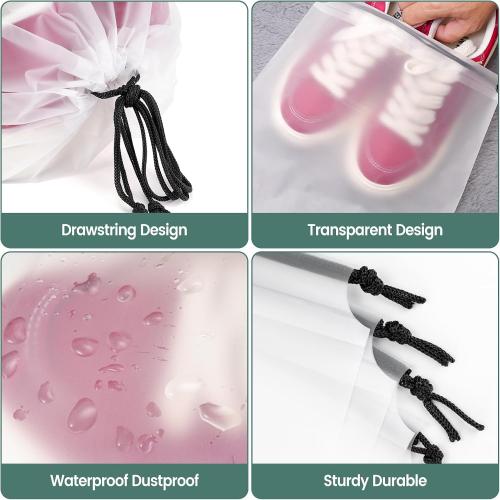 23 Pack Shoe Bags for Travel, 11.8 x 15.7 Waterproof Travel Shoe Bags for Packing,Large Travel Bag for Shoes, Storage Bags Travel Essentials Men for and Women