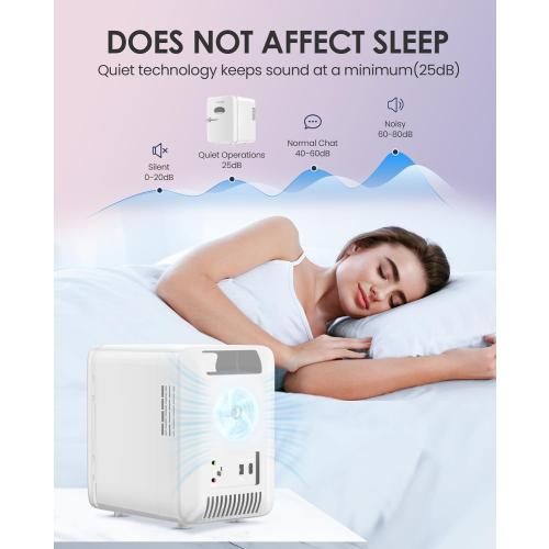 4L Fridge for Refrigerating Makeup, white