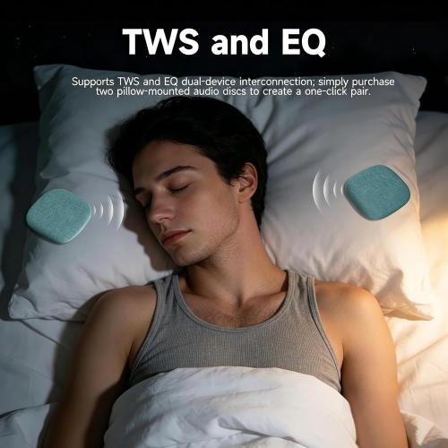 Under Pillow Sleep Speaker, Flat Bluetooth Pillow Speaker for Sleeping