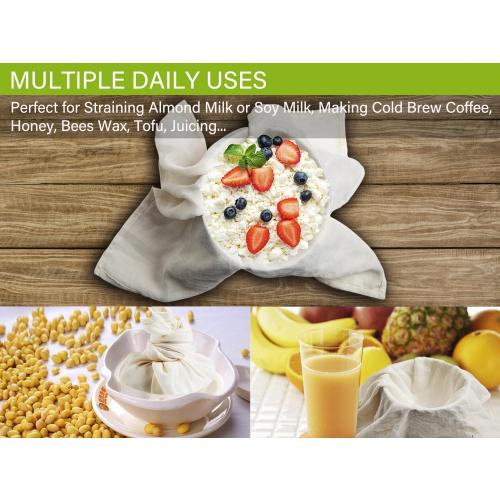 Olicity Cheese Cloths, 6Pack, 20x20Inch Hemmed Cheese Cloth Fabric Reusable