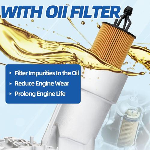 MITZONE N14 Oil Cooler Filter Housing Assembly Compatible with Mini Cooper S JCW R55 R56 R57 2007 2008 2009 2010 2011 1.6L