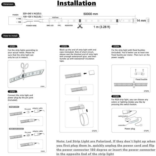 Neon Led Type AC 110-120V LED NEON Light Strip, Flexible/Waterproof/Dimmable/Multi-Modes LED Rope Light   23 Keys Remote for Home/Garden/Building Decoration (16.4ft/5m, Red)