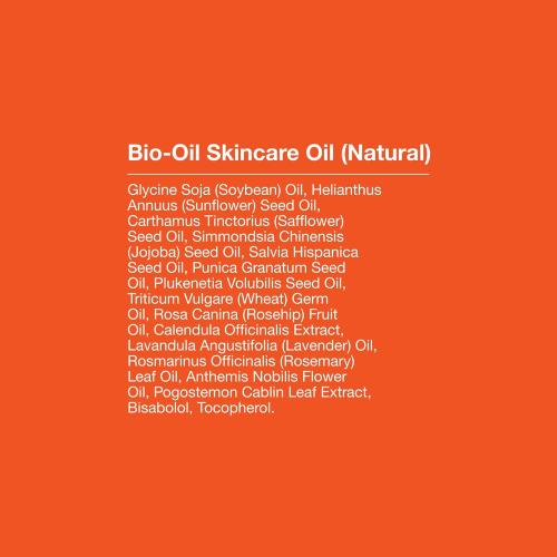 Bio-Oil Natural Skincare Oil Serum, Face and Body Moisturizer with Chamomile, Rosehip, and Lavender Oil, for Scars, Stretch Marks, Sensitive Skin, All Skin Types, 0.85 Oz, Pack of 3