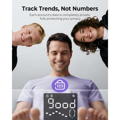 Ovutek Smart Digital Scale for Body Weight, Body Fat and BMI, FSA Eligible