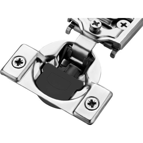 Ravinte 10 Pack 5 Pairs 3/4 inch Overlay Soft Close Hinges for Kitchen Cabinet Hinges Satin Nickel Hidden Hinges Stainless Steel Concealed Hinge self Closing