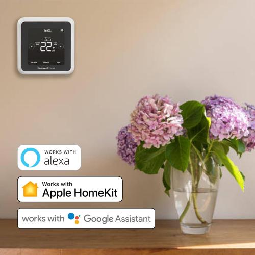 Honeywell Home RTH8800WF2022, T5 WiFi Smart Thermostat, 7 Day-Programmable Touchscreen, Alexa Ready, Geofencing Technology, Energy Star, C-Wire Required