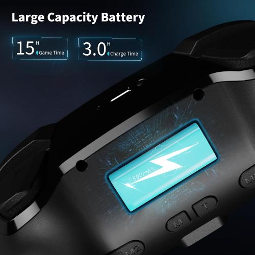 AceGamer Wireless Pro Controller for Nintendo Switch 2/Switch/Lite/OLED/Windows PC, Bluetooth Controller with Hall Effect Joysticks, Wake-up/Turbo/Dual Vibration/Macros/6-Axis Gyro/Screenshot