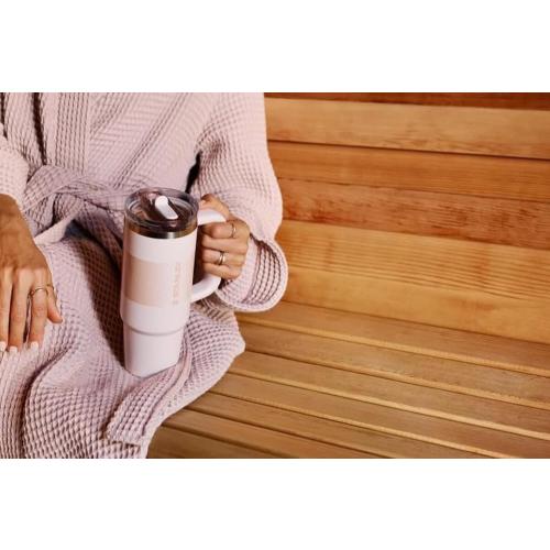 STANLEY Quencher ProTour Flip Straw Tumbler with Leakproof Lid 30 oz | Built-in Straw and Handle | Cup Holder Compatible for Travel | insulated Stainless Steel Cup | BPA-Free | Rose Quartz