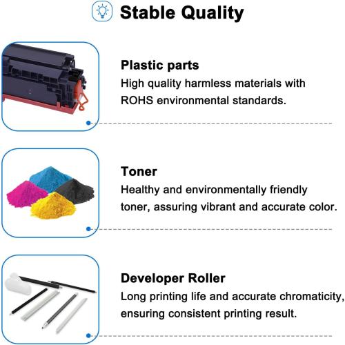 054 Toner Cartridge Set 054H MF644Cdw MF642Cdw Compatible Replacement for Canon 054 054H CRG-054 Color ImageCLASS MF644Cdw MF642Cdw LBP622Cdw MF641Cw Printer Ink (Black Cyan Magenta Yellow, 4-Pack)