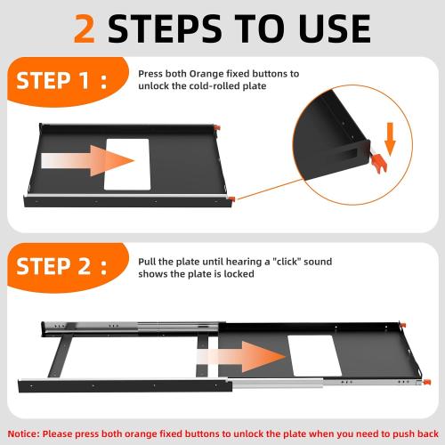 ALL-TOP Fridge Slide (Inner 29.3 x 18.7in) Vehicle Refrigerator Freezer Slider with 4 Buckle Straps, Universal Fit, Max 287 LBS, 3rd Gen