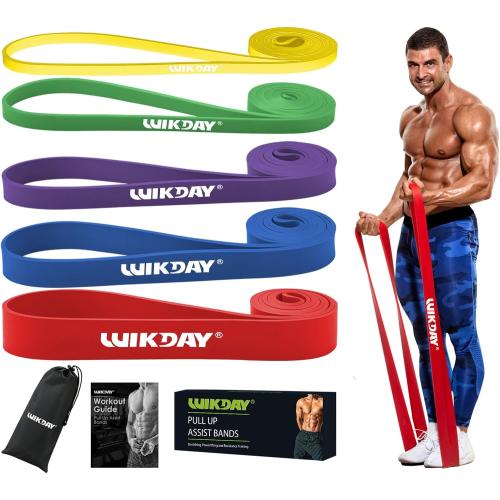 Resistance Bands for Working Out, Exercise Bands, Workout Bands, Pull Up Assistance Bands for Body Stretching Training Physical Therapy Muscle Training for Men & Women