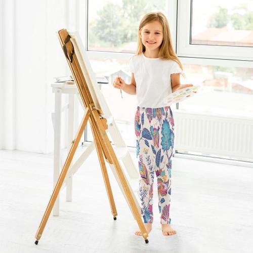 Girls Leggings Soft Comfortable Kids Pants for Yoga Dance Workout Toddler Teens Size 4-10T