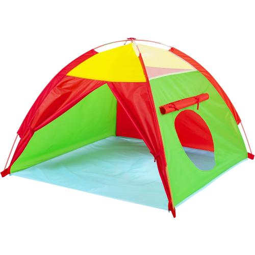 NARMAY® Toddler Play Tent - Primary Colors Dome Tent for Indoor/Outdoor Fun - 45×45×34 Inch