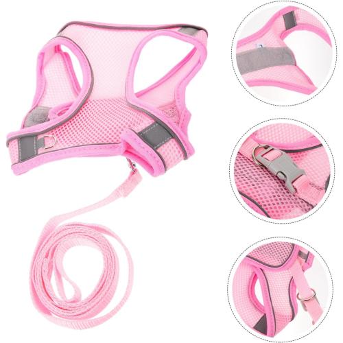 BESPORTBLE Dog Harness Leash Outdoor Walking Harness Pet Vest Reflective for Dogs for Pets