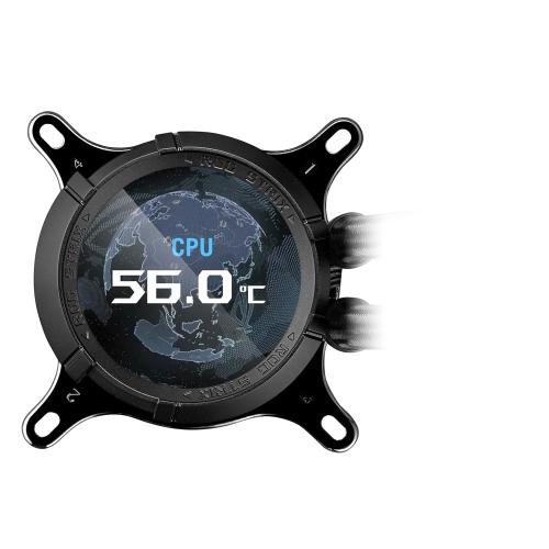 ASUS ROG Strix LC III 360 ARGB LCD All-in-one CPU Liquid Cooler - Intel® LGA 1700, 1200, 115X - AMD Socket AM4, AM5 – with 2.1 IPS LCD, Asetek’s New Gen7 v2 Pump, and Premium ROG ARGB Fans