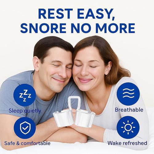 Anti Snoring Devices, Adjustable Snore Stopper for Men and Women, 3-Gear Fit for Personalized Comfort, Individually Packaged & Reusable – 4 Pack
