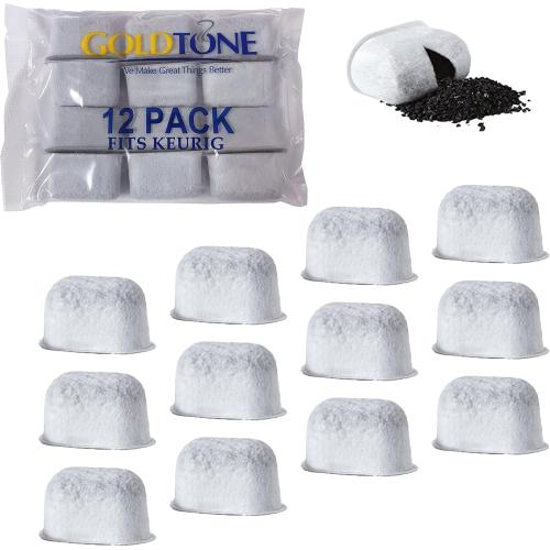 Keurig Compatible Replacement Charcoal Water Filter Cartridges - Designed for Keurig Classic 1.0 and 2.0 Coffee Makers Machines (12 Pack)