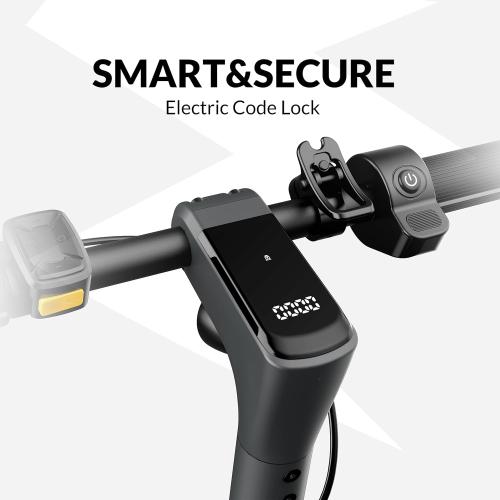 Electric Scooter ZD01,500W Peak Motor & 19MPH Electric Scooter Adults, 12-15 Mi RangeElectric Kick Scooters, 8.5 Solid Tires, E-Lock& E-Horn, Lightweight Foldable Escooter for Commuter