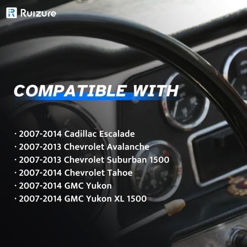 ABS Wheel Speed Sensor Front Rear Left Right fit for GMC Yukon XL 1500, Chevy Tahoe Suburban Avalanche, Cadillac Escalade 2007 2008 2009 2010 2011 2012 2013 2014, Driver Passenger, 4pcs