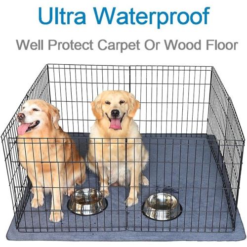 Peepeego 2PCS Pee Pads 54x54, Washable, Slip Resistant, Waterproof Rugs for Training
