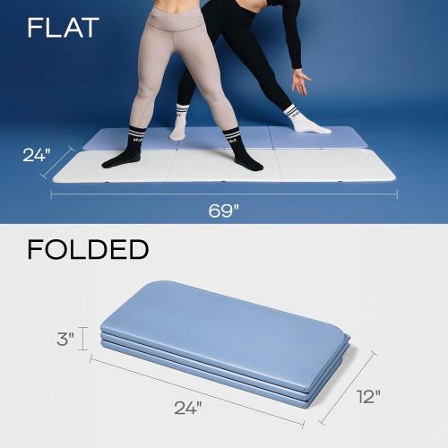 Stakt The Original Foldable Yoga Mat - Non-Slip | Premium foldable exercise & workout mat with non-slip surface, portable for studio or home use, as seen on Shark Tank