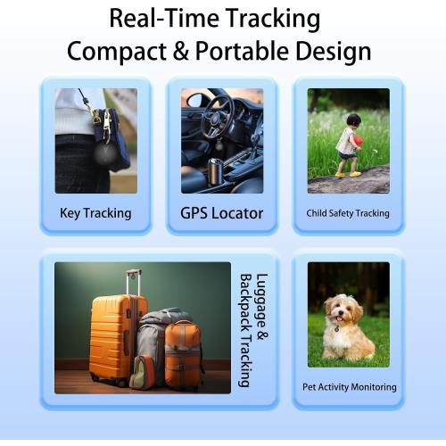 GPS Tracker for Vehicles, No Subscription or SIM Required(iOS Only), Hidden Vehicle Locator, Magnetic Waterproof, Accurate Tracking, 365-Day Battery Life,(F18B)
