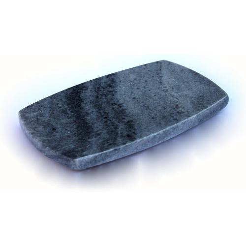KLEO Natural Stone Soap Dish or Bath Accessories for Bath Tub or Wash Basin (Black with Natural Lines)