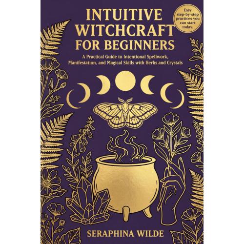 Intuitive Witchcraft for Beginners: A Practical Guide to Intentional Spellwork, Manifestation, and Magical Skills with Herbs and Crystals