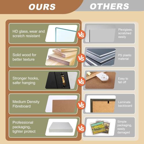 11x14 Vintage Picture Frame, Gold Finish with Real Glass Front, 11 x 14 Photo Frames Elegant Design for Wall, Perfect for Home, Art, or Wedding Photos, Gift