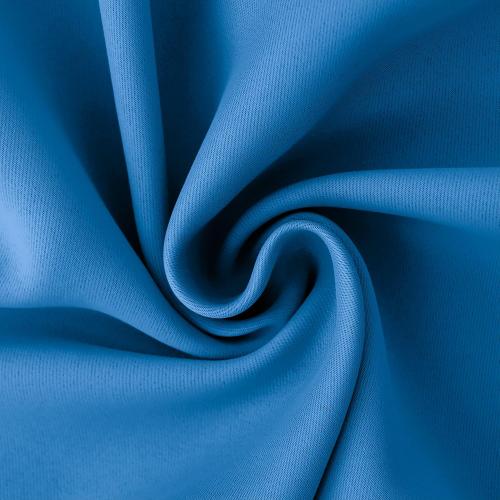 BGment Classic Blue Blackout Curtains for Bedroom 72 Inch Long - 2 Panels