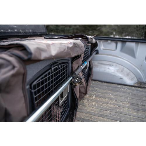 Size 44 to 74 Inches Keeper - Extended Ratcheting Cargo Bar - Adjustable 44 to 74 Inches, Secure Storage for SUVs, Full Sized Trucks, and Trunks