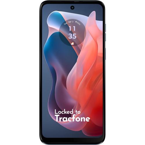 Tracfone | Motorola Moto g Play 2024 | Locked | 64GB | 5000mAh Battery | 50MP Quad Pixel Camera | 6.5-in. HD  90Hz Display | Sapphire Blue