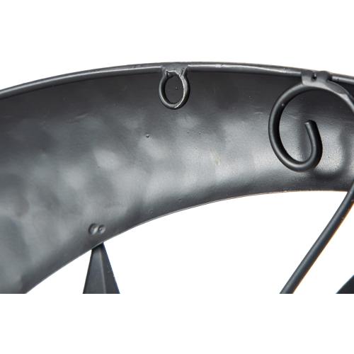 Glitzhome 36.25H Metal Sun and Moon Yard Stake, Bronze Rustic Sun and Moon Garden Stake or Antique Wall Decor