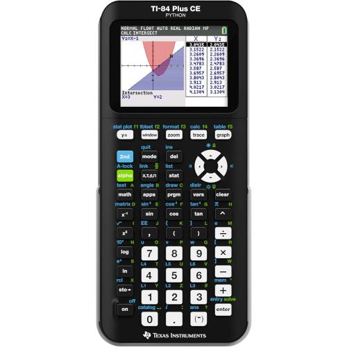 Texas Instruments TI-84 Plus CE Color Graphing Calculator, Black