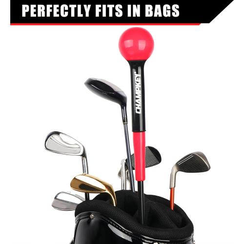 CHAMPKEY Golf Swing Trainer - Tempo & Flexibility Training Aids Warm-Up Stick Ideal for Golf Indoor & Outdoor Practice